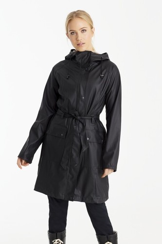 Ilse jacobsen raincoat black - ilse,
